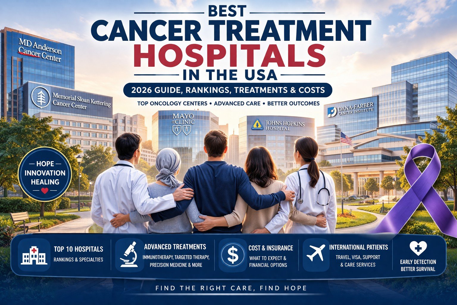 Best Cancer Treatment Hospitals in USA (2026 Guide): Top Oncology Centers