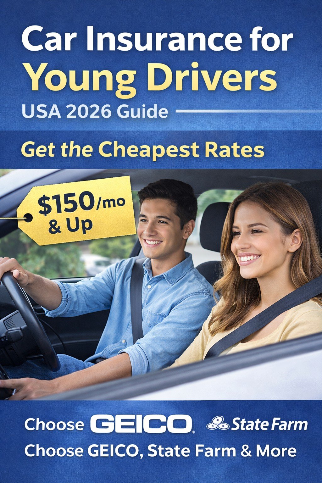 Car Insurance for Young Drivers USA (2026 Guide): How to Get the Cheapest Rates